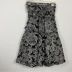 American Eagle American‎ Eagle Paisley Belted Strapless Dress Size 4 Photo 3