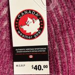 NWT Canada Weather Gear Warmest Warmth Purple Striped Women’s Cuffed Beanie Hat Photo 4
