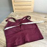 Balance Athletica Maroon Sports Bra Crop Top Photo 2