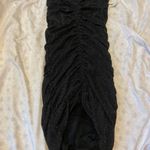 Garage BNWT  black ruched sparkly homecoming hoco dress Photo 3