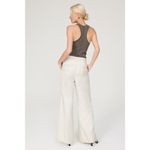 ANINE BING ANNIE BING Off-White Crepe Wide-Leg Lyra Trousers Pants Size 32 Photo 1
