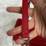 DKNY red Chain Handbag Saffiano Leather Excellent Condition shoulder bag Photo 4