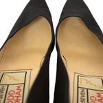 Todd Oldham Times Seven Vintage Black Faille Almond Toe Pumps Heels Size 8.5 Photo 5