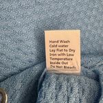 Ming Wang  Blue Textured Split Sleeve Grommet Hem Shift Dress Size Large. A32 Photo 13