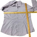 J.Jill Women’s Large Button Down Stripe Long Sleeve Shirt Polo Collar Top Photo 5