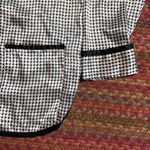 Victoria's Secret VTG  HOUNDSTOOTH SATIN BUTTON UP PAJAMA TOP Photo 2