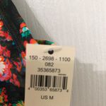 Aerie Brand New ‎ Offline Blurry Black Floral Sports Bra Multi-Color Size Medium Photo 2