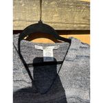 Max Studio   Cotton Blend  Hooded Sweater Long‎ Sleeves Size L Grey Blue Fall Photo 4