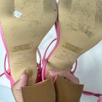 BP New, . Netta Pink Platform Lace Up Ankle Sandals Size 7 Photo 7