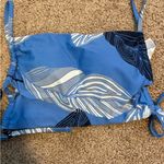 Aerie Blue and Black Abstract Print Top Size XS Photo 1