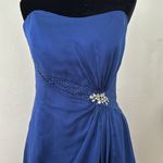 BELSOIE Formal midi dress NWT Blue Size 14 Photo 5