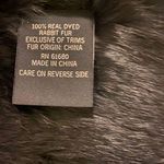 525 America Black Fur Vest Photo 4