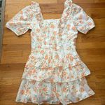 Adelyn Rae  White Floral Dress Size Large Photo 0