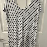 Chico's Chico’s Petite Size 1 (medium) Blue & White Tunic Top Photo 0