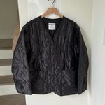ANINE BING  Andy Quilted Jacket in Black Photo 3