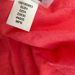 ON 34th Dress Linen halter sleeveless shift dress xs coral Pink Photo 8