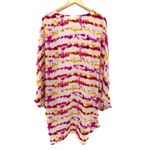 Anthropologie  Dip-Dyed Cocoon Kimono Topper Boho Festival Open Front‎ One Size Photo 7