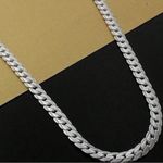 Elegant 925 sterling silver Necklace with gift box Photo 2