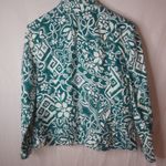 Croft & Barrow XL Turquoise Green White Design Jacket Plus Photo 9