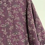 Fat Face UK Purple Floral Short Sleeve Shift Dress Size 12 Boho Pockets Photo 6