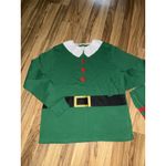 Elf Pajamas Set Women's Sz Large Christmas Holiday Solstice Red Green Photo 1