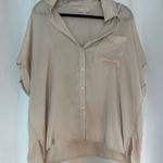 L LOVE L Champagne Top Love Silk Photo 0