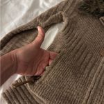 Cynthia Rowley  Wool Blend Cozy Ski Lodge Faux Fur Collar Jacket M Apres Ski Photo 7