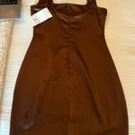 ZARA Brown Mini Dress Photo 5