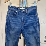 Madewell Stovepipe Jeans in Chancery Wash: Fluffy Hem Edition Photo 6