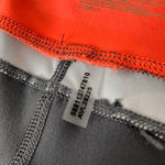 Avia  Floral Athletic Spandex Workout Biker Shorts Medium Gray Orange Tropical Photo 4