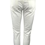 AGOLDE Women's White Skinny Frayed Hem Mid Rise Trousers Denim Jeans Pants 28 Photo 2