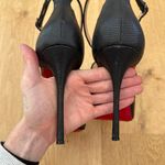 Christian Louboutin Stiletto Heels Criss Cross Strap Malefissima Size 40 Black Photo 7