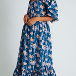 Love Shack Fancy Minnia Maxi Dress Midnight Blue Photo 0