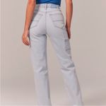 Abercrombie & Fitch Abercrombie Light Wash The 90’s Straight Ultra High Rise Carpenter Jeans Photo 4