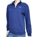 Vineyard Vines  Women’s Size XXS Navy Blue Relaxed Whale Embroidered Shep Shirt Photo 0