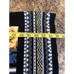 Jealous Tomato  Bodycon Black Blue Multi Print Mini Dress Cap Sleeve Large Photo 5