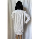 Anthropologie Antropologie CAARA Boyfriend Shirt Dress white 100% cotton oversized XS Photo 8