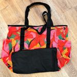 Shade & Shore  Tropical Flower Mesh Beach Bag Photo 1