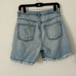 Reformation Jeans Max Mid Rise Tahoe Destroyed Jean Shorts sz 27 Photo 7