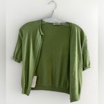 Prada Vintage Women’s Green Button Cashmere Silk Casual Cardigan Size 42 M Photo 2