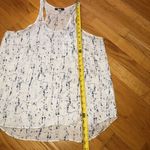 Eileen Fisher Silk Speckled Splatter Scoop Neck Tank Top Pocket Preppy Sz M Photo 8