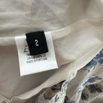 Athena Procopiou Size 2 French Fairytale Ruffle Wrap Dress Blue White Floral Photo 3