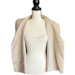 Vintage Robert Kitchen Canada 100% Linen doubled breasted top/jacket. SZ.10 Tan Photo 1