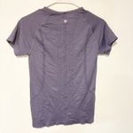 Lululemon Purple Swiflty Tech Seamless Short Sleeve Size 6 Athletic Workout Photo 3