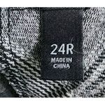 Torrid Womens Size 24R Ankle Plus Size Pants Pant Gray Black Plaid Photo 4