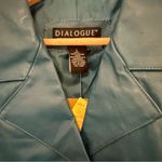 Dialogue NWT Vintage  Leather Blazer Photo 2