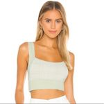 C/MEO COLLECTIVE Cmeo Collective Relaunch Sleeveless Knit Crop Top in Citron Check S Photo 2