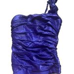 2b Bebe Royal Blue Ruched Tube Top M Size M Photo 0