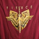 DC Comics Wonder Woman  Fierce Burgandy Tank Top Photo 2