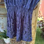 Eyelash Couture y2k  Navy Lace Top Small Photo 3